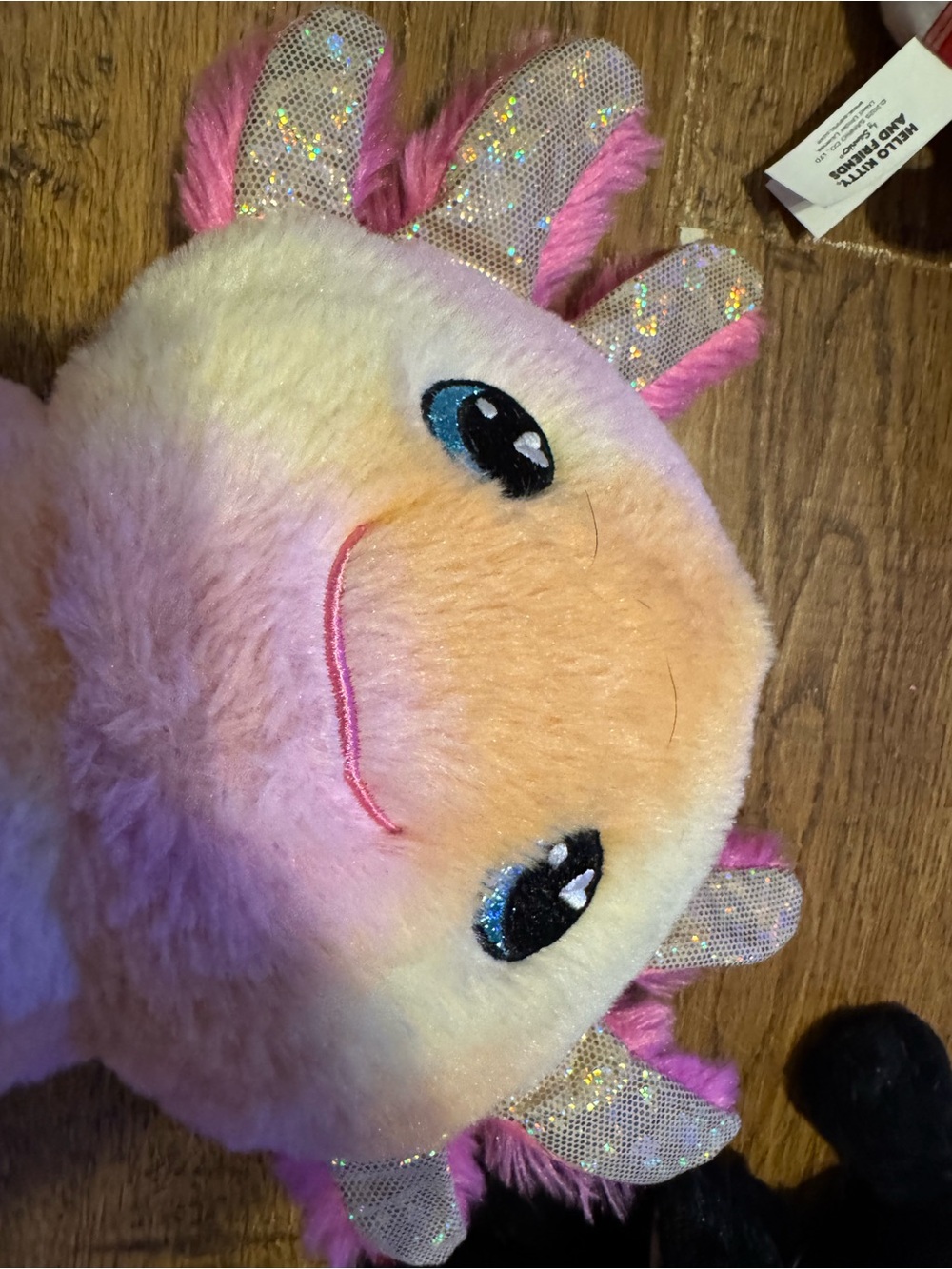 Axolotl Tye Dye Plush 12-13 inch pink & purple - Picture 7 of 10